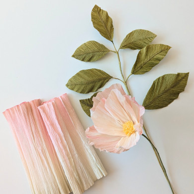 Workshop on dyeing and creating paper flowers and foliage on Tuesday, July 15 at 2 p.m.