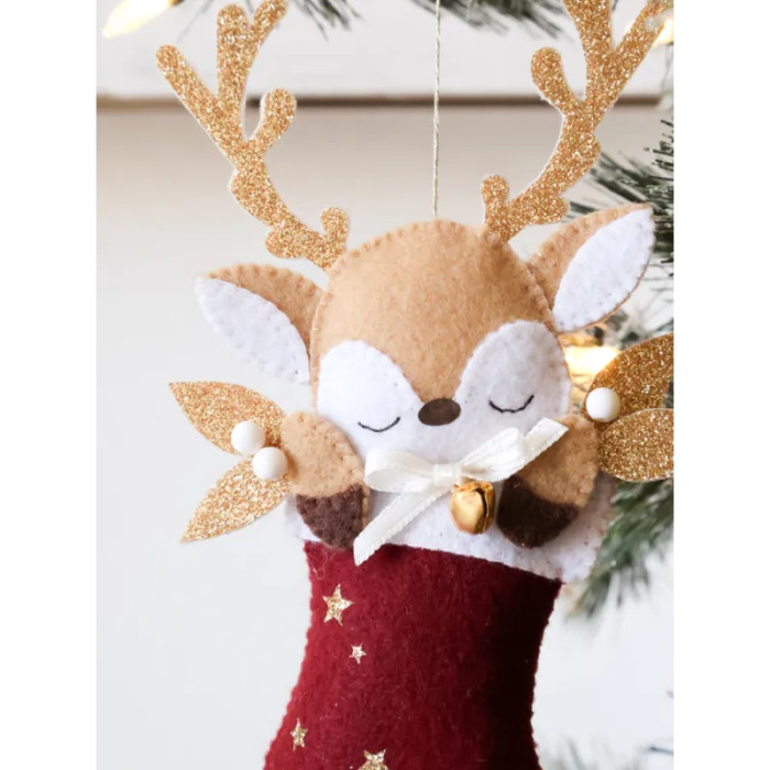 Een betoverend kerstboek van vilt