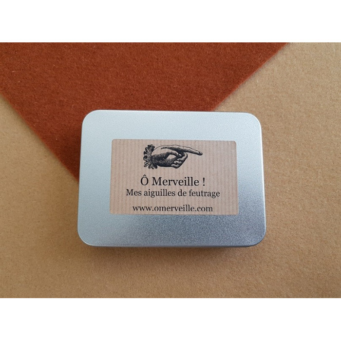 SECOND CHOIX Boîte de rangement pour aiguilles à feutrer