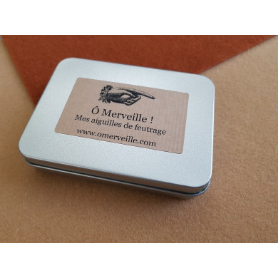 SECOND CHOIX Boîte de rangement pour aiguilles à feutrer