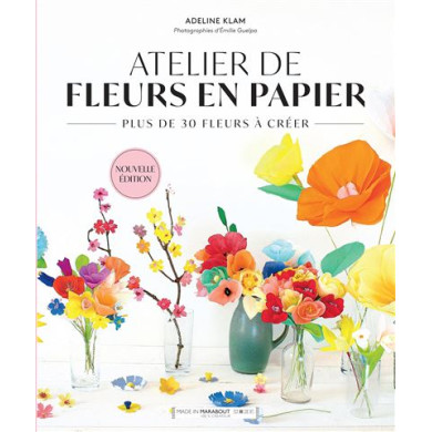 Livre Atelier de fleurs en papier Marabout