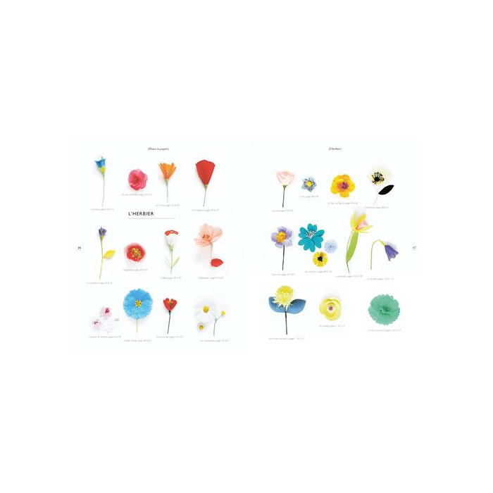 Livre Atelier de fleurs en papier Marabout