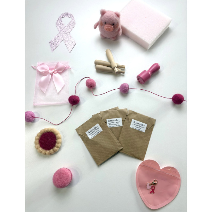 Kit outils de feutrage complet OCTOBRE ROSE