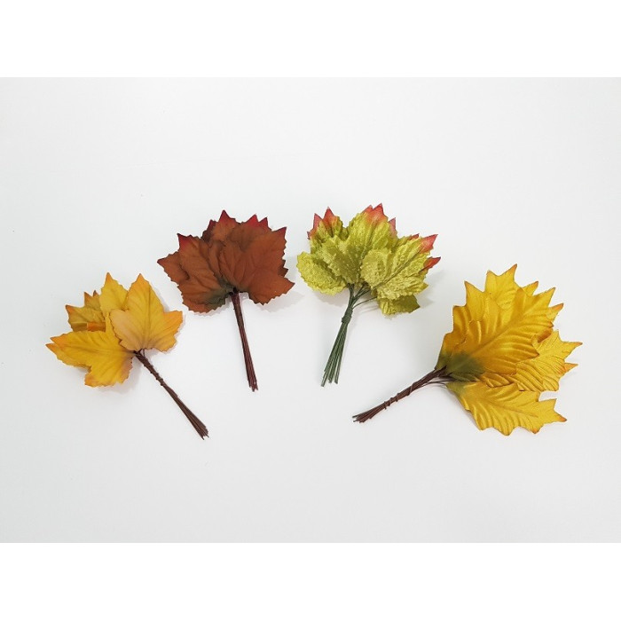 12 feuilles d'automne décoratives modèle 2