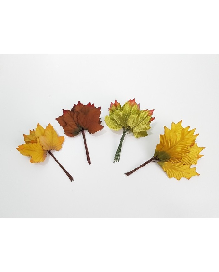 12 feuilles d'automne décoratives modèle 2