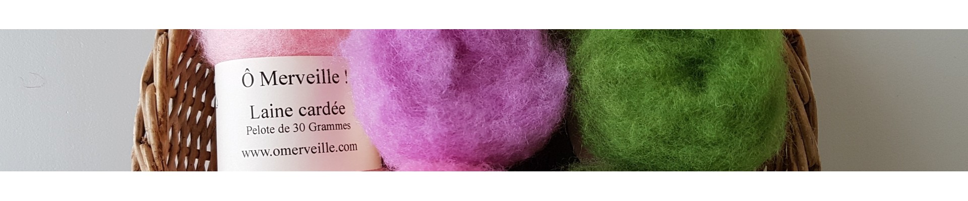 Carded wool